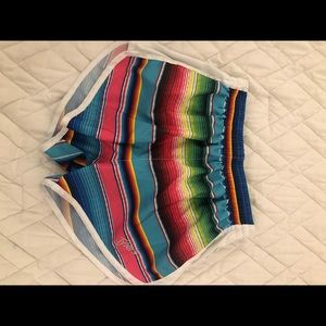 Tyler’s colorful shorts